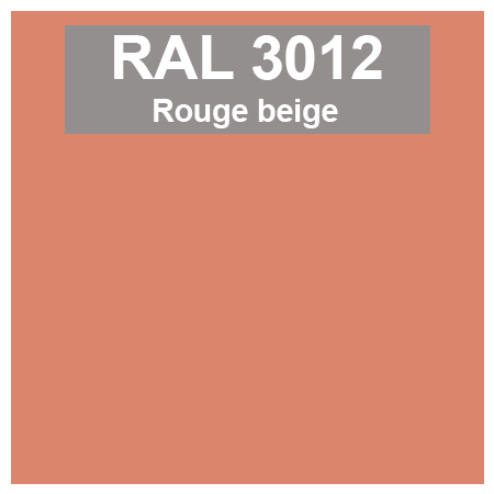 couleur ral 3012 rouge beige