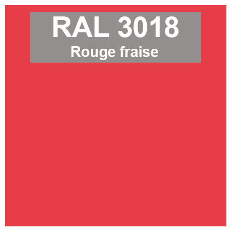 couleur ral 3018 rouge fraise