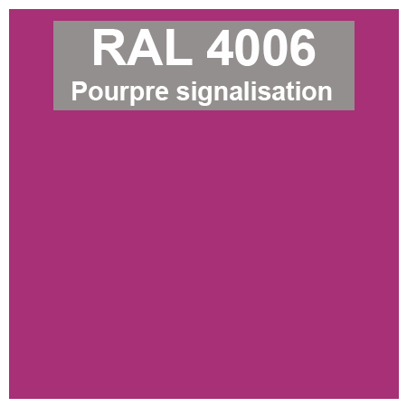 couleur ral 4006 pourpre signalisation