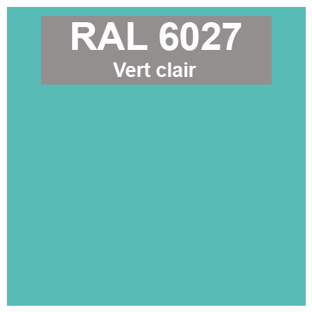 couleur ral 6027 vert clair