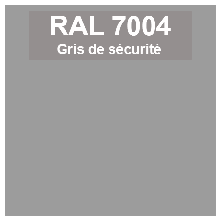 couleur ral 7004 gris de sécurité