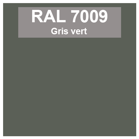 Code teinte RAl 7009 Gris vert