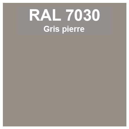 Code teinte RAl 7030 Gris pierre