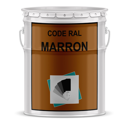 Code teinte RAl dominante marron