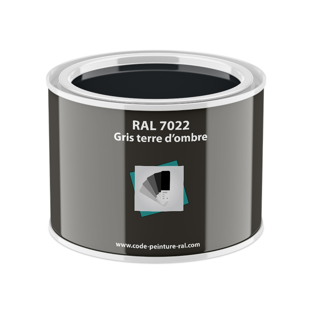 Pot RAL 7022 Gris terre d'ombre