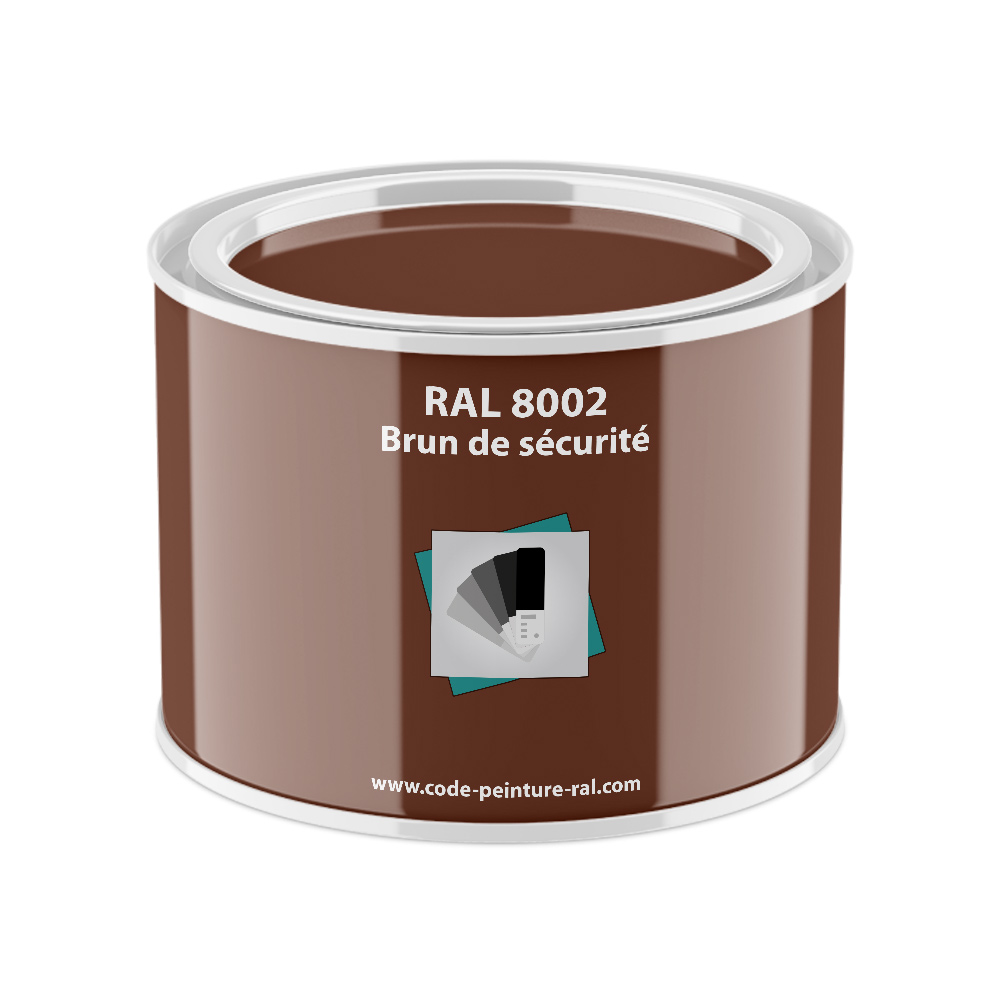 Pot RAL 8002 Brun de sécurité