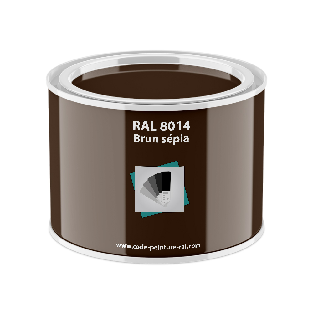 Pot RAL 8014 Brun sépia