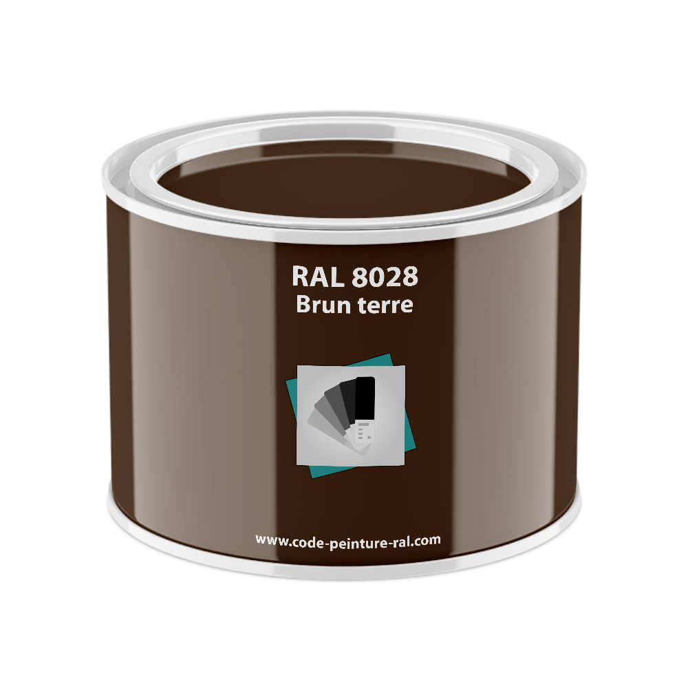 Pot RAL 8028 Brun terre