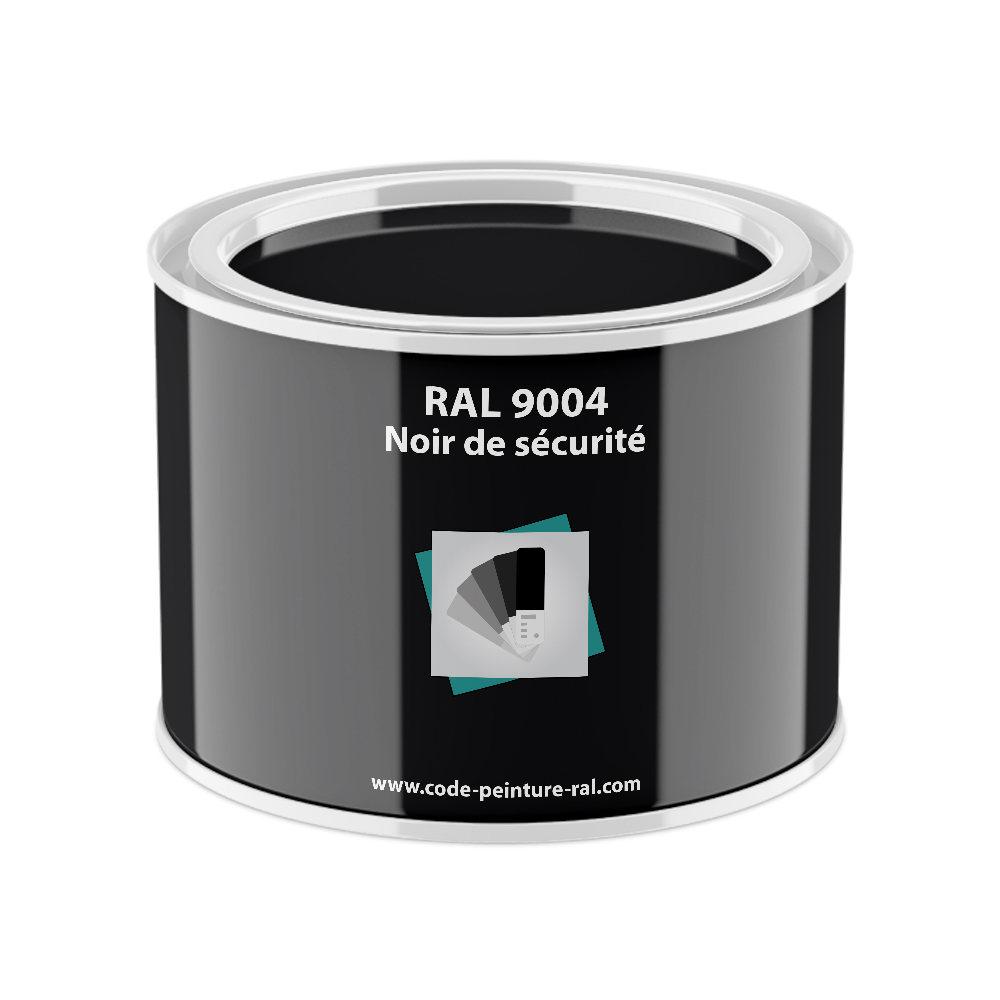 Pot RAL 9004 Noir de sécurité