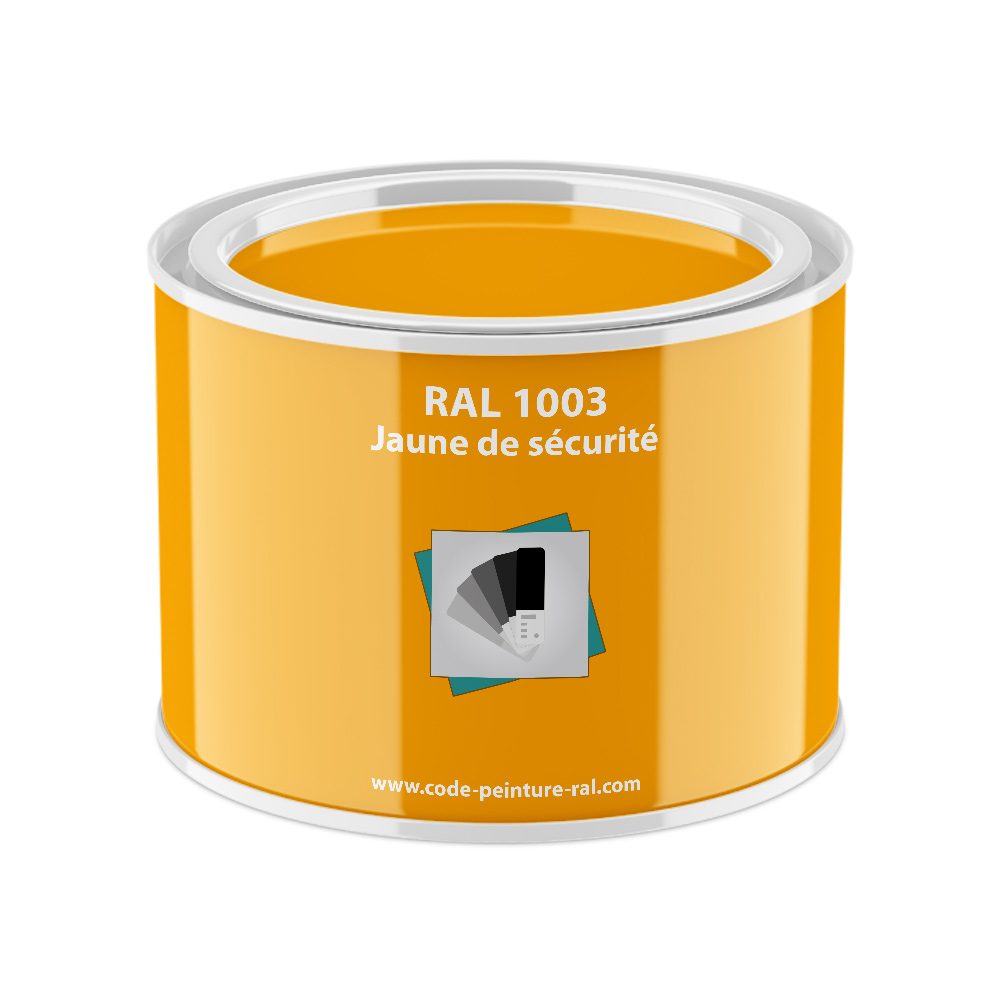 Pot RAL 1003 Jaune de sécurité