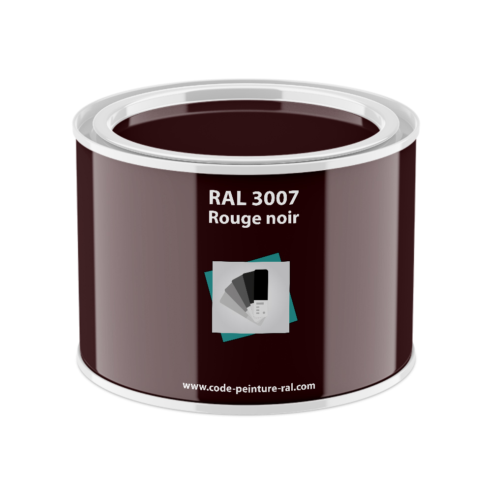 Pot RAL 3007 Rouge noir