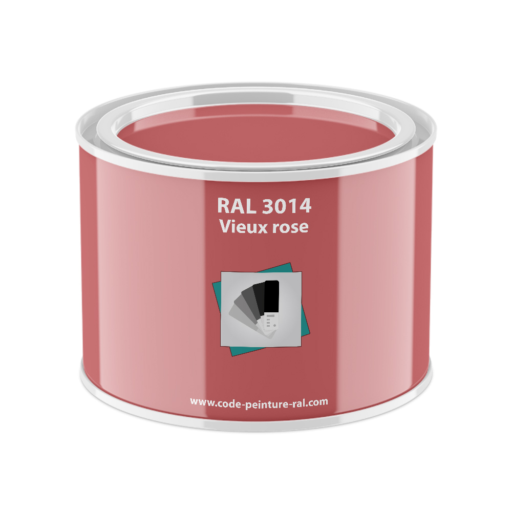 Pot RAL 3014 Rouge vieux rose